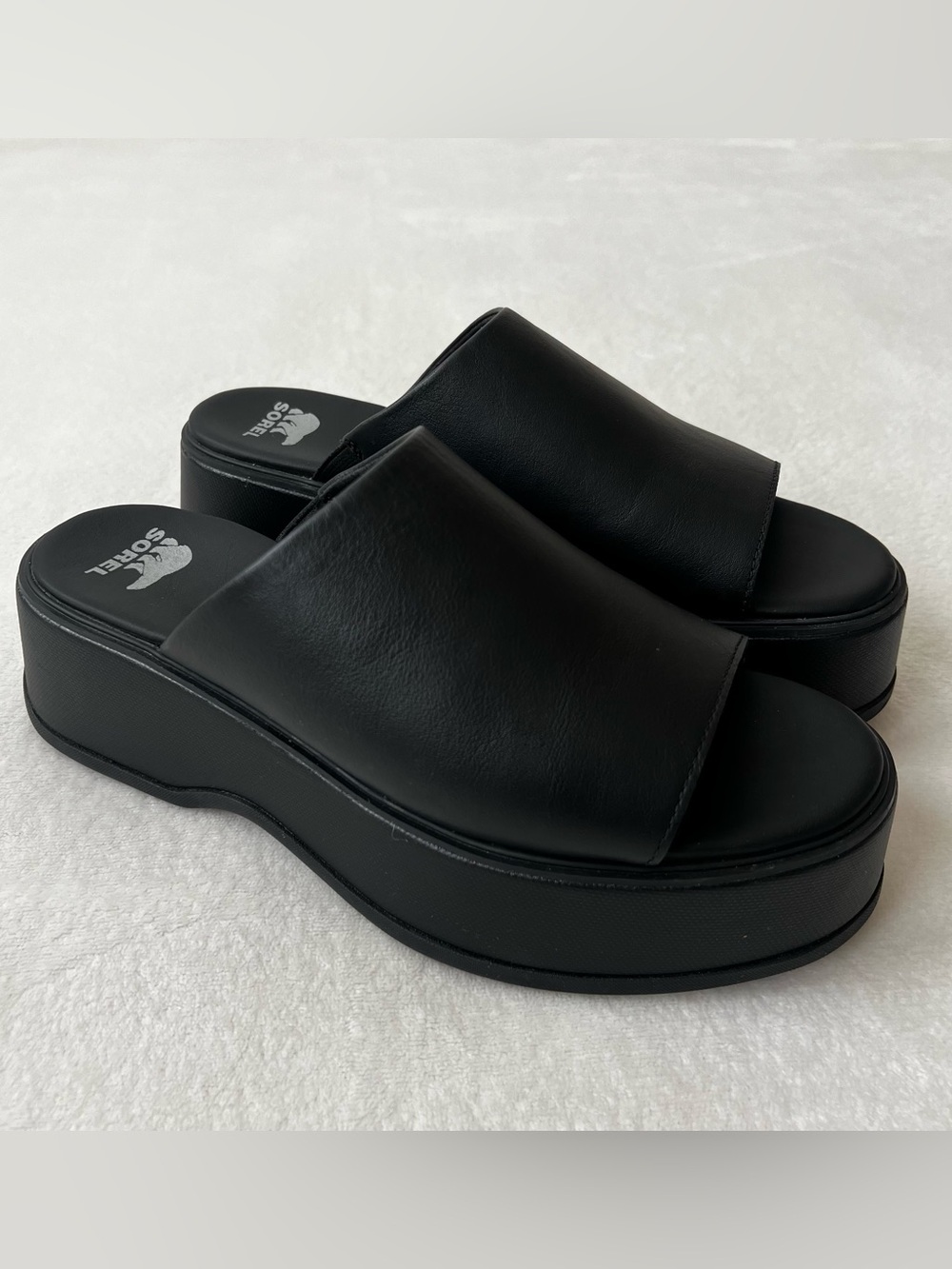 Sorel Dayspring Slide Platform Sandals Size 9